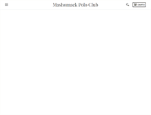 Tablet Screenshot of mashomackpoloclub.com